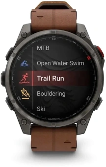 Смарт-часы Garmin Fenix 8 Pro 1.4" AMOLED корп.серый рем.песочный (010-03198-40) - купить недорого с доставкой в интернет-магазине