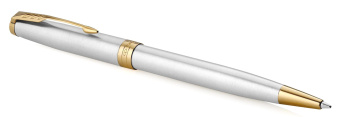 Ручка шариков. Parker Sonnet Core K527 (CW1931507) Stainless Steel GT M черн. черн. подар.кор. - купить недорого с доставкой в интернет-магазине