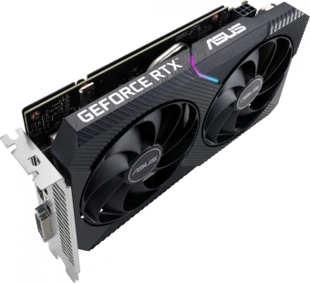 Видеокарта Asus PCI-E 4.0 DUAL-RTX3050-O8G-V2 NVIDIA GeForce RTX 3050 8Gb 128bit GDDR6 1822/14000 DVIx1 HDMIx1 DPx1 HDCP Ret - купить недорого с доставкой в интернет-магазине