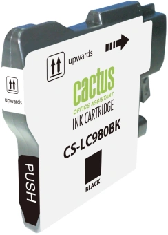 Картридж струйный Cactus CS-LC980BK черный (16мл) для Brother DCP-145C/165C/MFC-250C/290C с чипом - купить недорого с доставкой в интернет-магазине