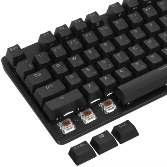 Клавиатура Logitech G412 TKL механическая черный USB for gamer LED (920-010449) - купить недорого с доставкой в интернет-магазине