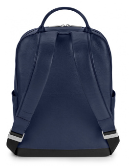 Рюкзак Moleskine Classic Leather ET84BKB20 синий кожа - купить недорого с доставкой в интернет-магазине