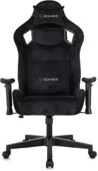 Кресло игровое Zombie Ghost Fabric черный Light-20 с подголов. крестов. пластик - купить недорого с доставкой в интернет-магазине