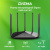 Роутер беспроводной Digma DWR-AX1501 AX1500 10/100/1000BASE-TX черный (упак.:1шт) - купить недорого с доставкой в интернет-магазине