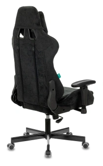 Кресло игровое Zombie VIKING KNIGHT Fabric черный Light-20 с подголов. крестов. металл - купить недорого с доставкой в интернет-магазине