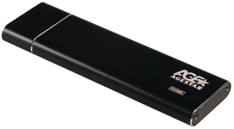 Внешний корпус SSD AgeStar 31UBNV5C NVMe USB3.2 алюминий черный M2 2280 M-key - купить недорого с доставкой в интернет-магазине
