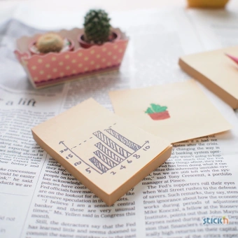 Блок самоклеящийся бумажный Stick`n 21638 76x51мм 100лист. 62г/м2 Kraft Notes - купить недорого с доставкой в интернет-магазине