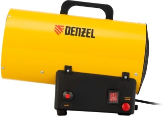 Тепловая пушка газовая Denzel GHG-15 15000Вт желтый/черный - купить недорого с доставкой в интернет-магазине