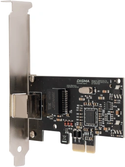 Сетевая карта Gigabit Ethernet Digma DPE101G-TX DPE101G-TX V2 PCI Express - купить недорого с доставкой в интернет-магазине
