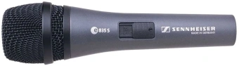 Микрофон проводной Sennheiser E 835-S черный - купить недорого с доставкой в интернет-магазине