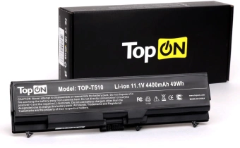 Батарея для ноутбука TopON 75938 11.1V 4400mAh литиево-ионная (TOP-T510) - купить недорого с доставкой в интернет-магазине