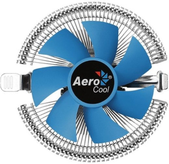 Устройство охлаждения(кулер) Aerocool Verkho A Soc-AM5/AM4 черный/синий 4-pin 11-29dB Al 100W 230gr Ret - купить недорого с доставкой в интернет-магазине