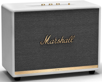 Колонка порт. Marshall Woburn II белый/золотистый 130W 2.1 BT/3.5Jack 10м - купить недорого с доставкой в интернет-магазине