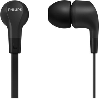 Гарнитура внутриканальные Philips TAE1105BK/00 1.2м черный проводные в ушной раковине - купить недорого с доставкой в интернет-магазине