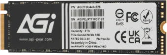 Накопитель SSD AGi PCIe 4.0 x4 2TB AGI2T0G44AI828-CB AI828 M.2 2280 - купить недорого с доставкой в интернет-магазине