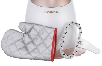 Отпариватель напольный Hyundai H-US02259 1800Вт белый/золотистый - купить недорого с доставкой в интернет-магазине