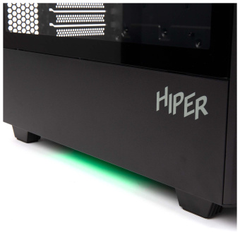 Корпус Hiper PB81 черный без БП ATX 3x120mm 2xUSB2.0 2xUSB3.0 audio bott PSU - купить недорого с доставкой в интернет-магазине