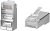 Коннектор Cabeus (8P8C-SH-FC) кат.5E RJ45 серебристый