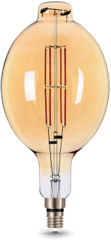 Лампа филам. Gauss Filament Vintage 8Вт цок.:E27 шар 220B 2400K св.свеч.бел.теп. (упак.:1шт) (151802008) - купить недорого с доставкой в интернет-магазине