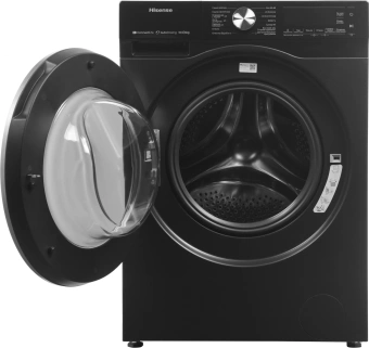 Стиральная машина Hisense WD5S1045BB класс: A загр.фронтальная макс.:10.5кг (с сушкой) черный инвертор - купить недорого с доставкой в интернет-магазине