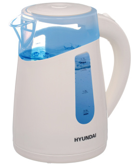Чайник электрический Hyundai HYK-P2030 1.7л. 2200Вт кремовый (корпус: пластик) - купить недорого с доставкой в интернет-магазине