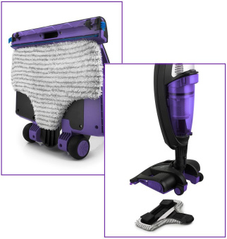 Пылесос паровой Kitfort КТ-535-1 1600Вт черный - купить недорого с доставкой в интернет-магазине