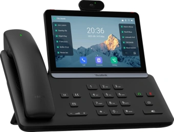 Телефон IP Yealink SIP-T88V Pro черный - купить недорого с доставкой в интернет-магазине