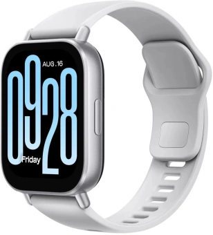 Смарт-часы Xiaomi Redmi Watch 5 Active 2" LCD корп.серебристый рем.серебристый разм.брасл.:135-205мм (BHR8790GL) - купить недорого с доставкой в интернет-магазине