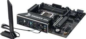 Материнская плата Asus TUF GAMING B850M-E WIFI SocketAM5 AMD B850 4xDDR5 mATX AC`97 8ch(7.1) 2.5Gg RAID+HDMI+DP - купить недорого с доставкой в интернет-магазине