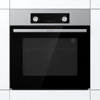 Духовой шкаф Электрический Gorenje BO6635E01X черный - купить недорого с доставкой в интернет-магазине