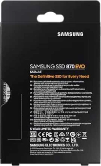 Накопитель SSD Samsung SATA-III 500GB MZ-77E500BW 870 EVO 2.5" - купить недорого с доставкой в интернет-магазине