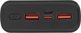 Мобильный аккумулятор Digma DGPF20A 20000mAh QC3.0/PD3.0 22.5W 3A 2xUSB-A/USB-C черный (DGPF20A22PBK) - купить недорого с доставкой в интернет-магазине