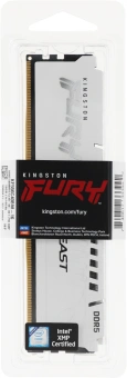 Память DDR5 16GB 5600MHz Kingston KF556C40BW-16 Fury Beast RTL Gaming PC5-44800 CL40 DIMM 288-pin 1.25В single rank с радиатором Ret - купить недорого с доставкой в интернет-магазине