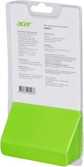 Мышь Acer OMR031 черный/синий оптическая 1600dpi беспров. USB 4but (ZL.MCEEE.008) - купить недорого с доставкой в интернет-магазине