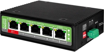Коммутатор Digma DSP404F-1F-200 (L2) 5x100Мбит/с 4PoE 4PoE+ 1PoE++ 200W неуправляемый - цена, купить или заказать с доставкой в интернет-магазине Коммутатор Digma DSP404F-1F-200 (L2) 5x100Мбит/с 4PoE 4PoE+ 1PoE++ 200W неуправляемый - купить недорого с доставкой в интернет-магазине