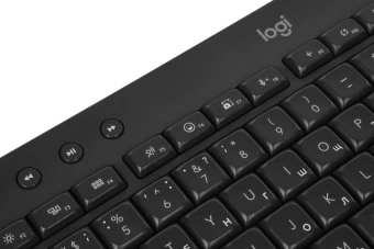 Клавиатура Logitech K650 черный USB беспроводная BT/Radio Multimedia (подставка для запястий) (920-010954) - купить недорого с доставкой в интернет-магазине
