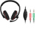 Наушники с микрофоном Оклик HS-L390G DRAGON черный/красный 1.8м мониторные оголовье (1100413) - купить недорого с доставкой в интернет-магазине