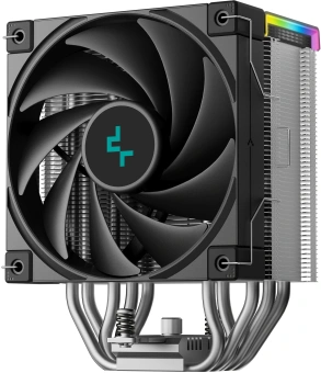 Устройство охлаждения(кулер) Deepcool AK500S Digital SE ARGB Soc-AM5/AM4/1200/1700/1851 черный 4-pin 28dB Al+Cu LCD 240W 864gr Ret (R-AK500S-BKADMN-GJD) - купить недорого с доставкой в интернет-магазине