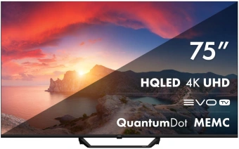 Телевизор QLED Haier 75" Smart TV S2 Pro Frameless черный 4K Ultra HD 60Hz DVB-T DVB-T2 DVB-C DVB-S DVB-S2 USB WiFi Smart TV - купить недорого с доставкой в интернет-магазине