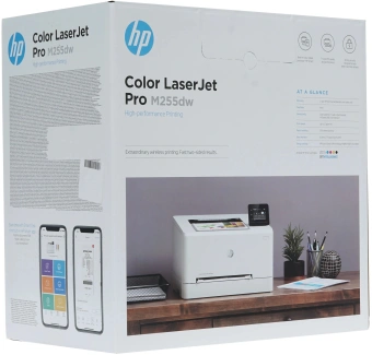 Принтер лазерный HP Color LaserJet Pro M255dw (7KW64A) A4 Duplex Net WiFi белый - купить недорого с доставкой в интернет-магазине