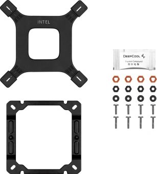 Устройство охлаждения(кулер) Deepcool AG400 Bk ARGB Soc-AM5/AM4/1151/1200/1700 4-pin Al+Cu 220W 636gr LED Ret - купить недорого с доставкой в интернет-магазине