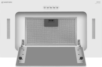 Вытяжка встраиваемая Meferi Ultra INBOX52WH Glass белый управление: кнопочное (1 мотор) - купить недорого с доставкой в интернет-магазине