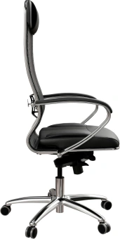 Кресло Метта Samurai SL-1 черный сиденье черный сетка с подголов. крестов. металл хром - купить недорого с доставкой в интернет-магазине