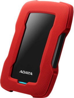 Жесткий диск A-Data USB 3.0 1TB AHD330-1TU31-CRD HD330 DashDrive Durable 2.5" красный - купить недорого с доставкой в интернет-магазине