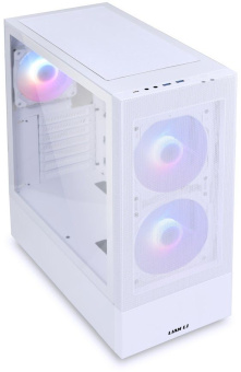 Корпус Lian-Li Lancool 205 Mesh белый без БП ATX 2x120mm 2x140mm 2xUSB3.0 audio bott PSU - купить недорого с доставкой в интернет-магазине