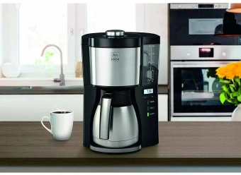 Кофеварка капельная Melitta Look V Therm Timer Black Filter 1000Вт черный/нержавеющая сталь - купить недорого с доставкой в интернет-магазине
