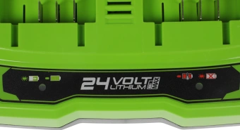 Зарядное устройство Greenworks G24X2UC2 (2931907) - купить недорого с доставкой в интернет-магазине