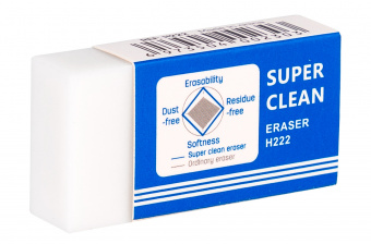 Ластик Deli EH222 Uspire прямоугольный 45х22.5х10.5мм белый индивидуальная картонная упаковка - купить недорого с доставкой в интернет-магазине