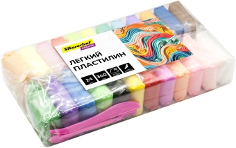 Пластилин легкий Silwerhof Create LC24OP-360st 24цв. 15гр. стек 3шт пакет - купить недорого с доставкой в интернет-магазине