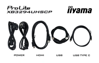 Монитор Iiyama 32" ProLite XB3294UHSCP-B1 черный VA LED 2ms 21:9 HDMI M/M матовая HAS Piv 3000:1 400cd 178гр/178гр 3440x2160 75Hz DP 4K USB 9.7кг - купить недорого с доставкой в интернет-магазине